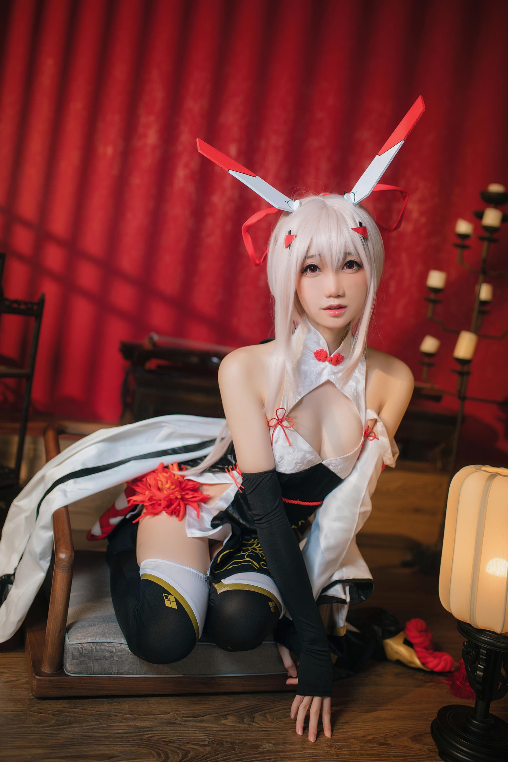 图片[1]-焖焖碳 – NO.046 碧蓝航线 绫波旗袍[25P]-XikXak